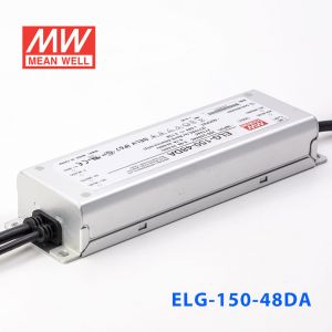 ELG-150-48DA  150W  48V 3.13A  DA型(Dali调光/铝壳IP67/100～305Vac输入)明纬PFC防水LED电源