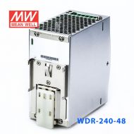 WDR-240-48 240W 48V5A 高输入电压高效率高PFC单路输出DIN导轨电源