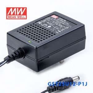 GST25U12-P1J 25W 12V2.08A高效能低空载损耗绿色节能美规适配器