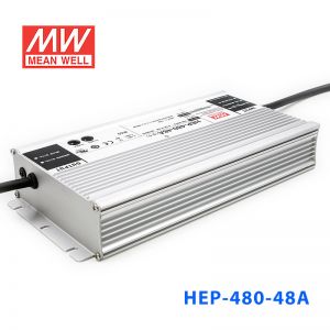 HEP-480-48A 480W48V10A无风扇全密封高效率明纬电源