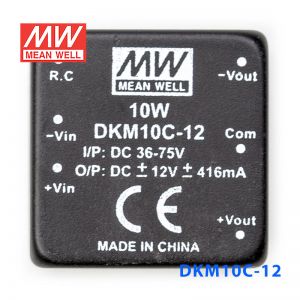 DKM10C-12 10W 36~75V 转 ±12V 416mA 非稳压双路输出DC-DC模块电源