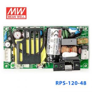 RPS-120-48 120W 48V 1.75A 单路输出微漏电低空载损耗医用无外壳明纬开关电源