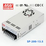 SP-200-13.5 200W 13.5V14.9A 单路输出带PFC功能CCC认证明纬开关电源