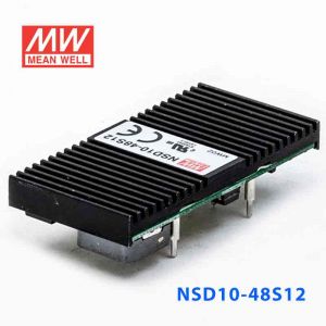 NSD10-48S12  10W  22~72V  输入 12V 稳压输出板上安装型明纬DC-DC变换电源