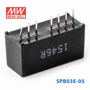SPB03E-05  3W  4.5~9V  输入 5V  稳压单路输出明纬DC-DC转换模块电源