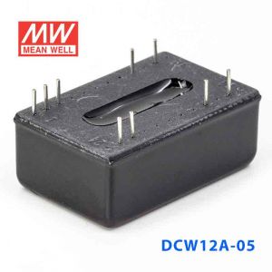 DCW12A-05  12W  9~18V 输入 ±5V  稳压双路输出明纬DC-DC转换模块电源