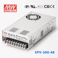SPV-300-48 300W 48V 6.25A单路输出电压可调PFC明纬开关电源