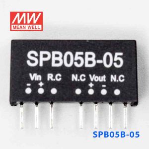 SPB05B-05  5W  18~36V 输入 5V 稳压单路输出明纬DC-DC转换模块电源
