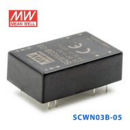 SCWN03B-05 3W 18～36V 转 5V 0.6A 非稳压单路输出DC-DC模块电源