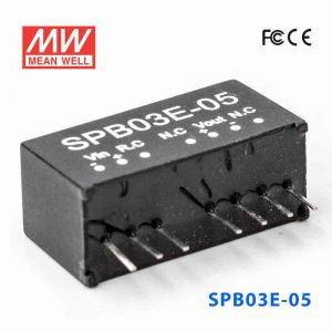 SPB03E-05  3W  4.5~9V  输入 5V  稳压单路输出明纬DC-DC转换模块电源