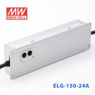 ELG-150-24A  150W  24V 6.25A  A型(电流可调/铝壳IP65/100～305Vac输入)明纬PFC防水LED电源