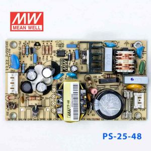 PS-25-48  25W  48V 0.5A  单路输出无外壳PCB板明纬开关电源