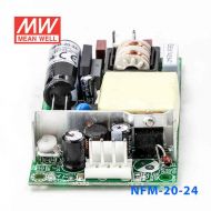 NFM-20-24  20W  24V 0.92A  微漏电PCB板单路输出板上插装型医用明纬开关电源