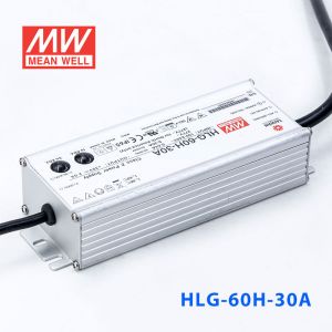 HLG-60H-30A  60W  30V 2A  强耐环境恒压+恒流PFC高效铝壳IP65防水LED电源(恒压恒流值可面板设定) 