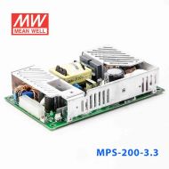 MPS-200-3.3 200W 3.3V40A 输出微漏电带PFC医用无外壳明纬开关电源