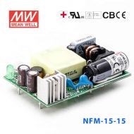 NFM-15-15  15W  15V 1A  微漏电PCB板单路输出板上插装型医用明纬开关电源