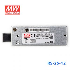 RS-25-12 25W 12V2.1A 单路输出明纬电源(G3系列-高性能内置有外壳)