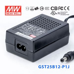 GST25B12-P1J 25W 12V2.08A高效能低空载损耗绿色节能桌上型适配器