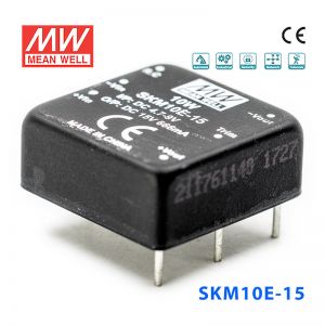 SKM10E-15 10W 4.7~9V 转 15V 666mA 非稳压单路输出DC-DC模块电源