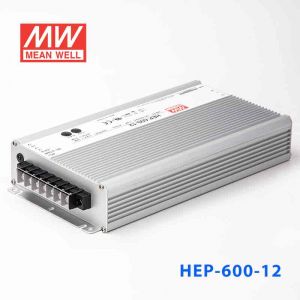 HEP-600-12   480W   12V  40A  高效率无风扇密封全灌胶恶劣环境适用明纬开关电源
