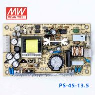 PS-45-13.5  45W  13.5V 3.3A  单路输出无外壳PCB板明纬开关电源