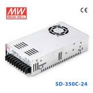 SD-350C-24  350W  36~72V  输入  24V  14.6A   输出有外壳明纬DC-DC转换电源