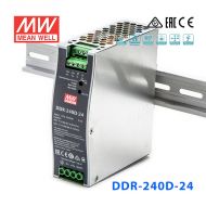 DDR-240D-48明纬240W 67.2~154V输入 48V5A输出导轨型DC-DC电源