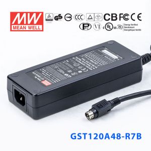 GST120A48-R7B 120W 48V2.5A高效能低空载损耗绿色节能桌上型适配器