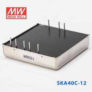 SKA40C-12  40W  36~72V  输入 12V 3.33A 稳压单路输出明纬DC-DC转换模块电源