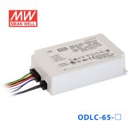 ODLC-65-1400明纬64.4W 180~295V输入 1400mA输出二合一调光电源