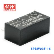 SPBW03F-15 3W 9~36V 转 15V 0.2A 稳压单路输出DC-DC模块电源