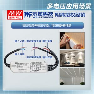 明纬60W LED电源XLN-60-12-B恒压CCC认证12V 5A输出