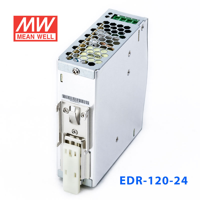 EDR-120-24 120W 24V5A单路输出明纬超薄型导轨安装电源