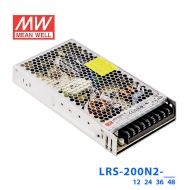 LRS-200N2-12明纬12V17A输出开关电源具瞬间200%峰值功率200W
