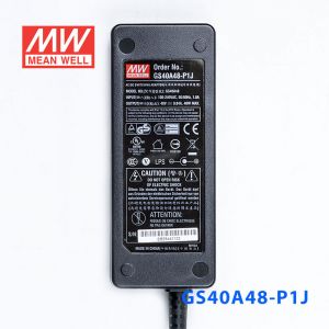 GS40A48-P1J 40W 48V0.84A输出绿色能源明纬电源适配器(三线插口)
