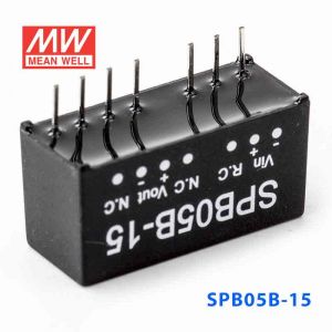 SPB05B-15  5W  18~36V 输入 15V 稳压单路输出明纬DC-DC转换模块电源