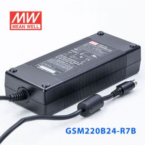 GSM220B24-R7B 220W 24V9.2A输出明纬高能效医疗型外置桌面型电源适配器