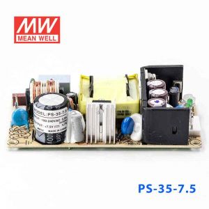 PS-35-7.5  35W  7.5V 4.7A  单路输出无外壳PCB板明纬开关电源