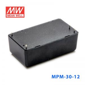 MPM-30-12台湾明纬30W 80~264V输入 12V2.5A输出医疗基板型电源