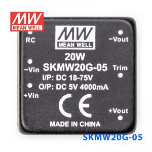 SKMW20G-05 20W 18~75V 转 5V 4A 非稳压单路输出DC-DC模块电源