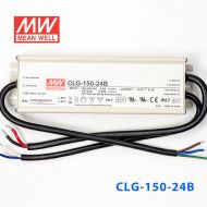 CLG-150-24B  150W  24V 6.3A 恒压+恒流PFC高效铝壳IP67防水LED电源(输出端控制线电阻调光) 