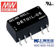 DET01L-09  1W  5V-±9V  非稳压双路输出明纬DC-DC转换模块电源