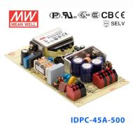 IDPC-45A-500 45W 54~90V 500mA 带辅助直接输出明纬LED开关电源