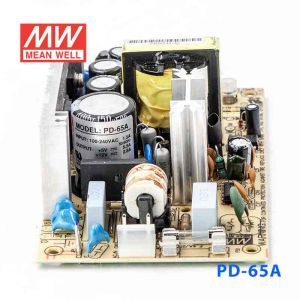 PD-65A  65W +5V 7A +12V 3.2A  双路输出无外壳PCB板明纬开关电源