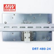 DRT-480-24 480W 24V20A 输出带PFC功能三相输入DIN导轨安装明纬电源