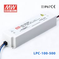 LPC-100-500    100W    500mA恒流输出明纬牌IP67防水塑壳LED电源