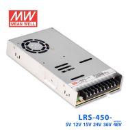 LRS-450-24明纬24V18.8A输出450W左右90~132V输入单组开关电源