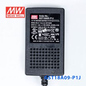 GST18A09-P1J  18W 9V2A高效能低空载损耗绿色节能桌上型适配器
