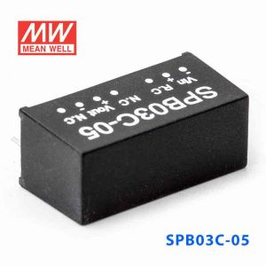 SPB03C-05  3W  36~72V  输入 5V  稳压单路输出明纬DC-DC转换模块电源