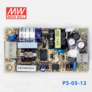 PS-05-12  5W  12V 0.45A  单路输出无外壳PCB板明纬开关电源